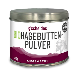 Bio Hagebuttenpulver Albgemacht