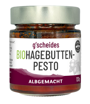 Bio Hagebuttenpesto Albgemacht