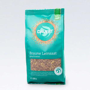 Braune Leinsaat